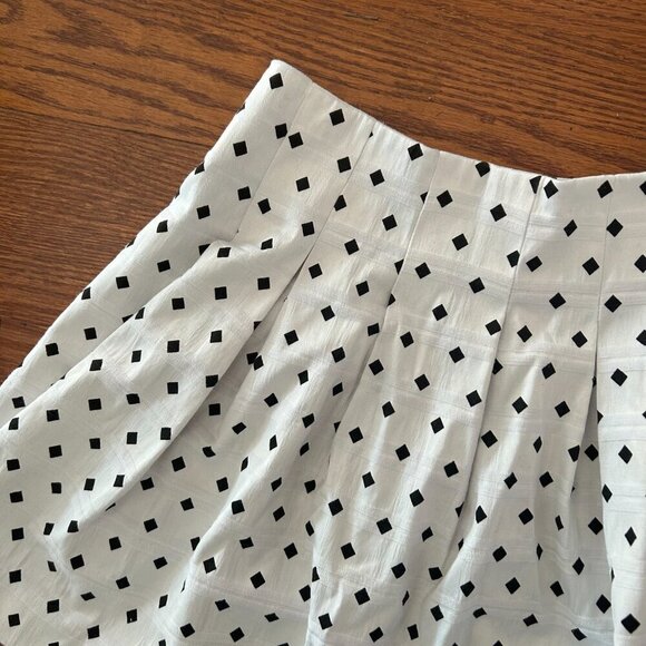 Banana Republic Jacquard Pleated Mini Skirt Size 0 - Picture 8 of 13